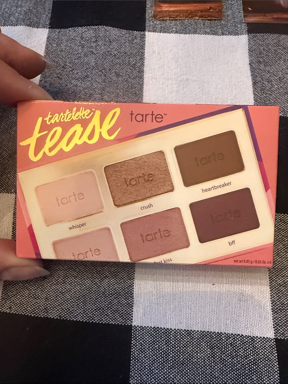 tarte Tartelette Tease Eyeshadow Palette — Pink, Brown & Warm Taupe Shades NEW